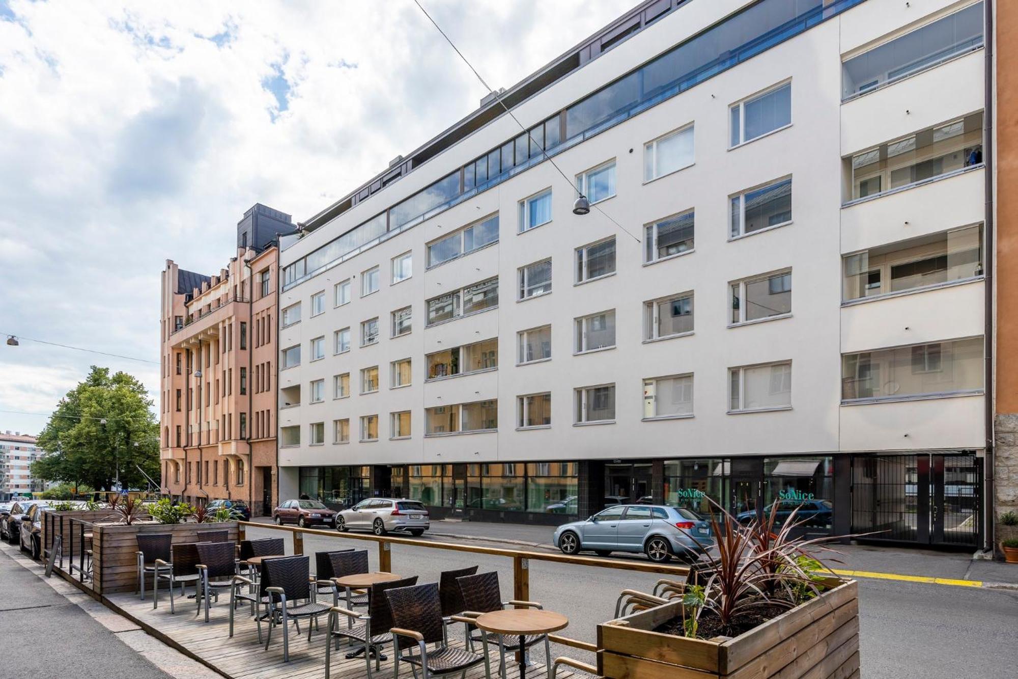 Stylish Flat In Trendy Kallio Helsinki Eksteriør billede
